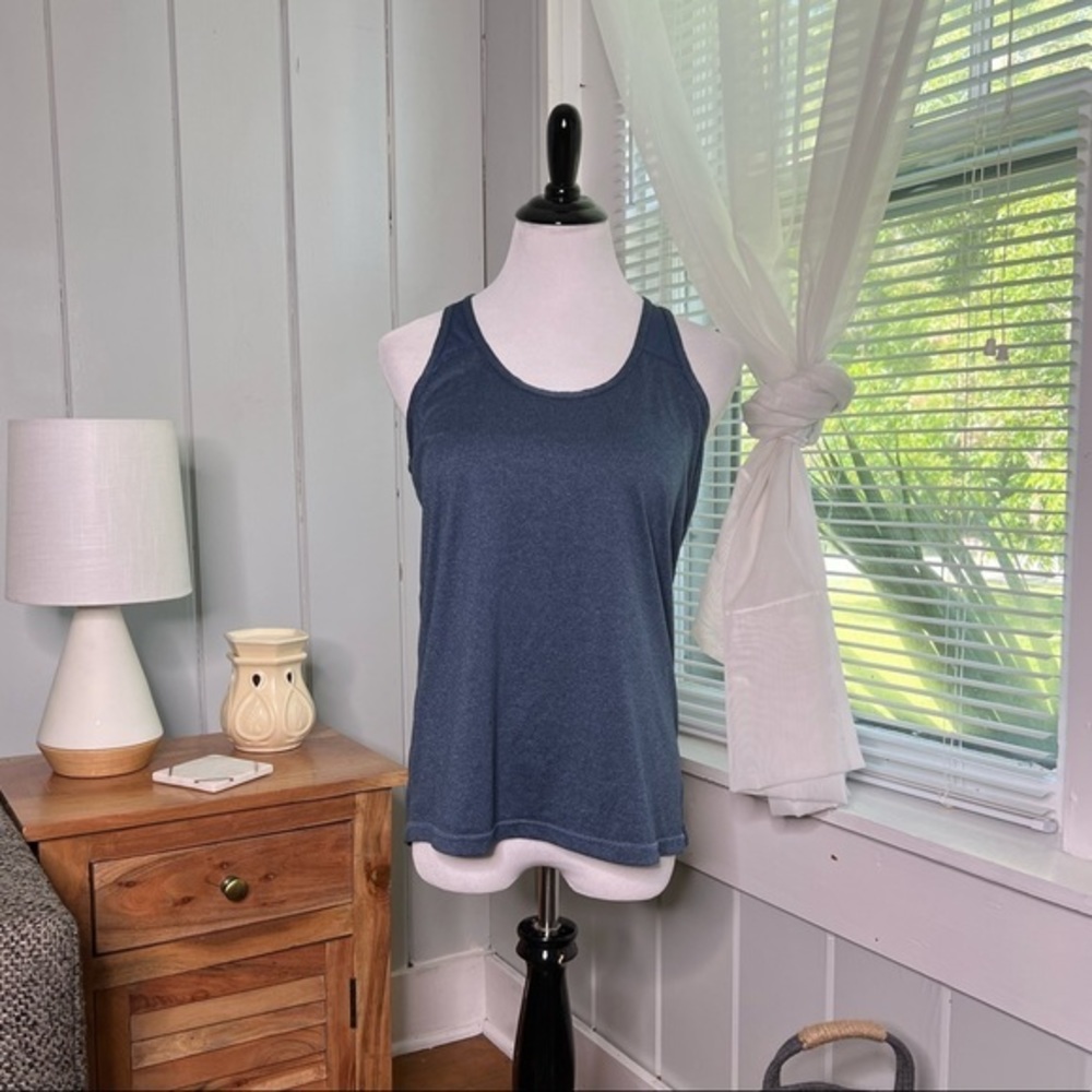 Xersion slim fit active yoga work out racer back tank B10-19